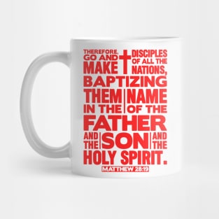 Matthew 28:19 Make Disciples of all the Nations Mug